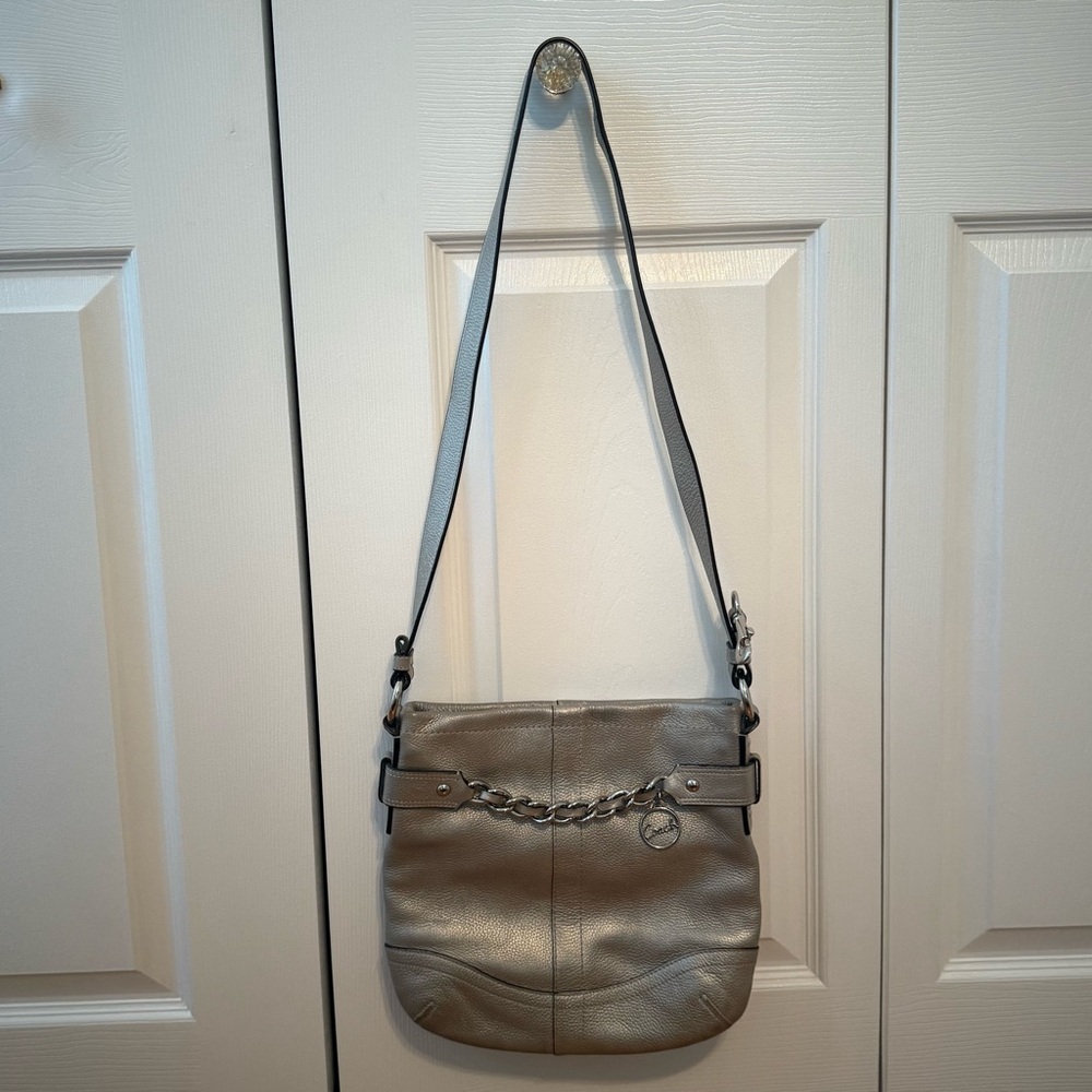 Coach Chain Duffle in Champagne - Picture 2 of 8